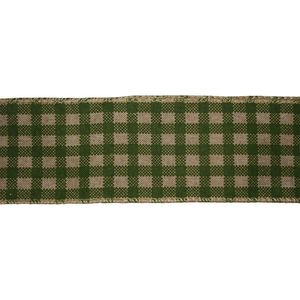 Listón Diseño de Cuadros Verde