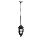 Farol Colgante Base E27 para Exterior Negro