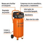Compresor de Aire Libre de Aceite 50 L