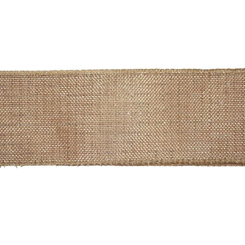 Listón Yute Café Claro 2.5x10 Yd