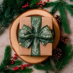 Listón Verde Reno Blanco