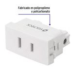Tomacorriente Polarizado Oslo Blanco