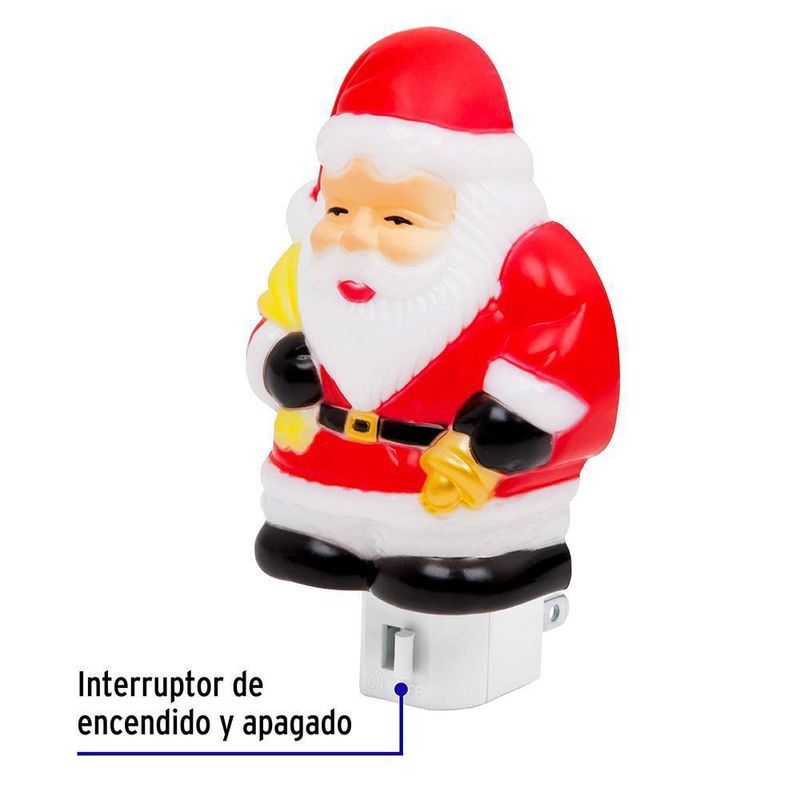 Luz de Noche Santa Claus con Lámpara E12