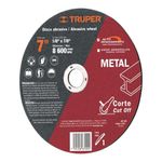 Disco Abrasivo 7 Plg Corte para Metal Tipo 1