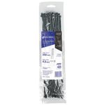 Cincho Plástico Estándar Negro Tensión 50 Lb de 12Plg 25 Unidades