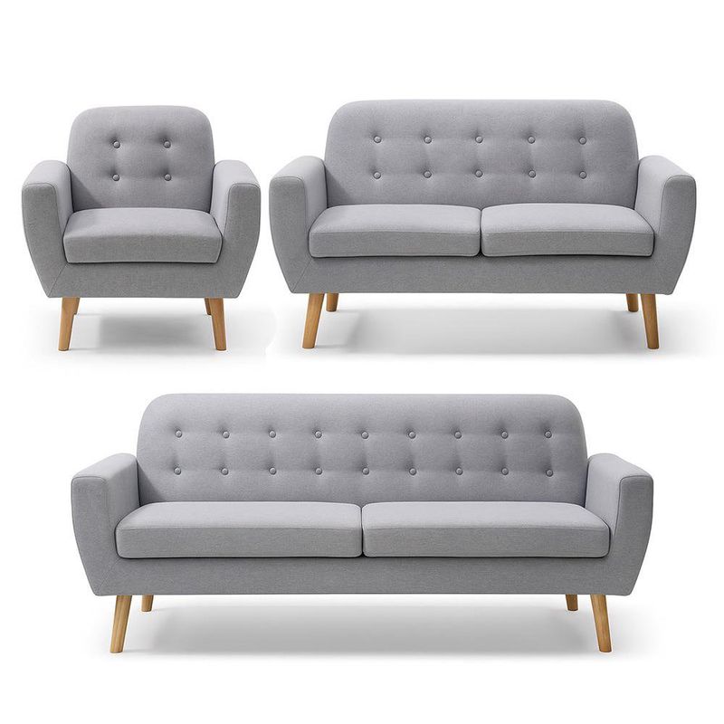 Set de 3 para Eriksen Gris