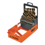 Juego 29 Brocas HSS para Metal en Estuche