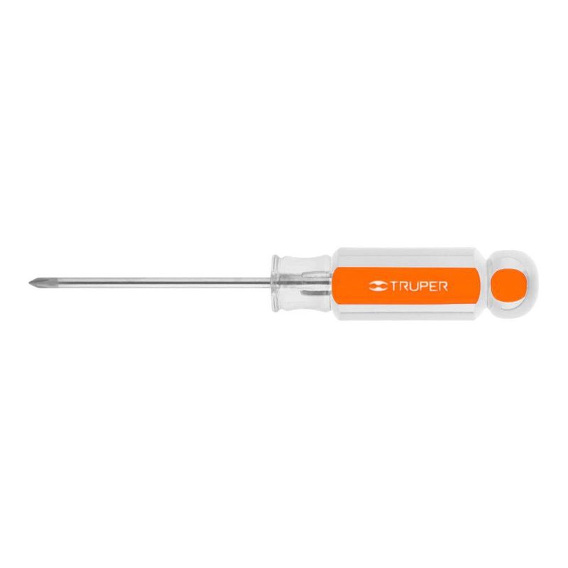 Desarmador de Cruz con Mango de Acetato 1/8 X 2 1/2 Plg