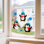 Adhesivo en Gel Diseño Pinguinos Navieños