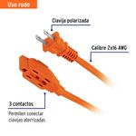 Extensión uso Rudo Naranja Calibre 16 de 30 M