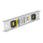 Nivel Tipo Viga con Cuerpo de Aluminio de 12 plg Color Plateado