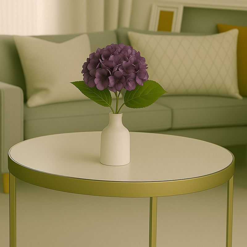 Hortensia Artificial Decorativa Lila