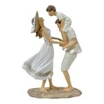 Figura Decorativa Familia con Niño 26Cm