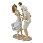 Figura Decorativa Familia con Niño 26Cm