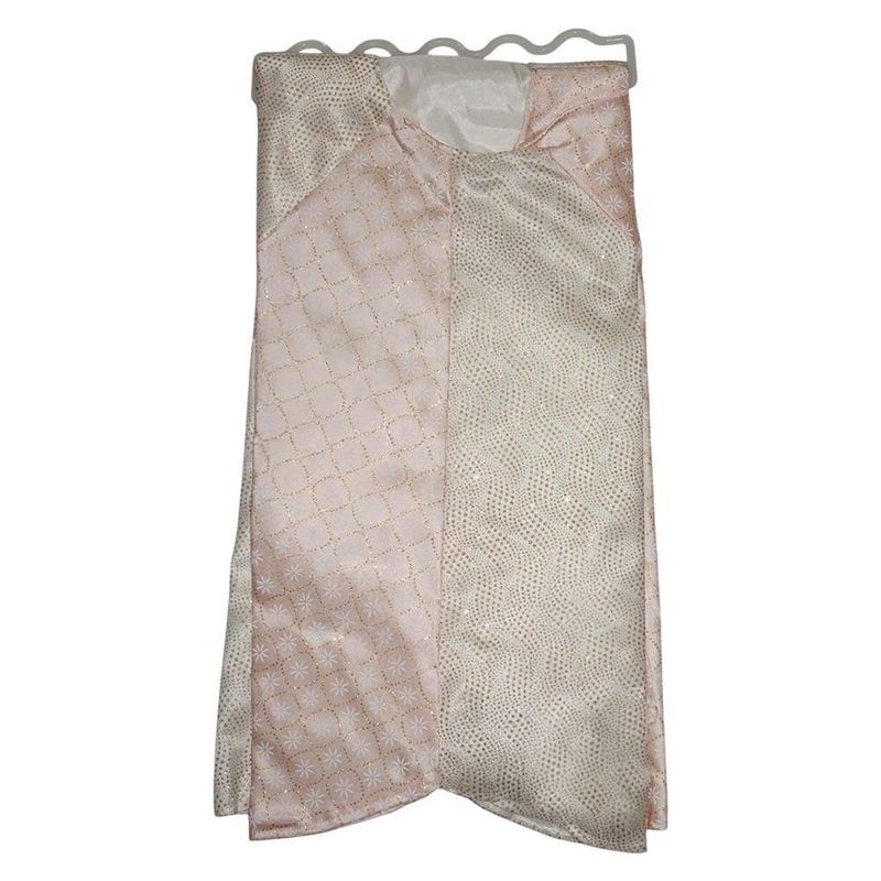 Falda Rosado Blanco para Árbol de Navidad