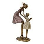 Figura Decorativa Madre y Hija 23.50Cm