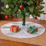 Falda para Árbol de Navidad Blanca Multicolor