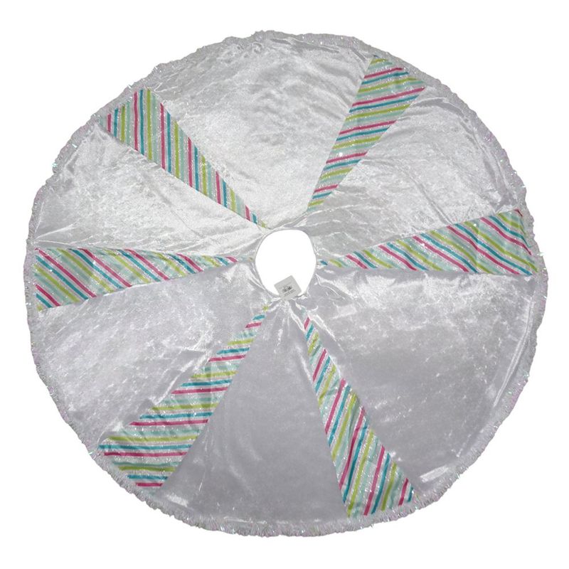 Falda para Árbol de Navidad Blanca Multicolor