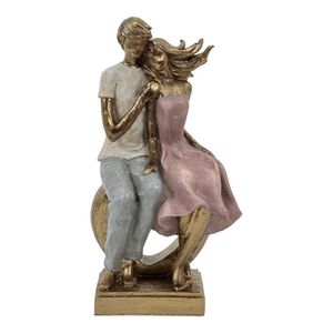 Figura Decorativa Pareja 27Cm