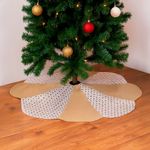 Falda Beige Ivory para Árbol de Navidad