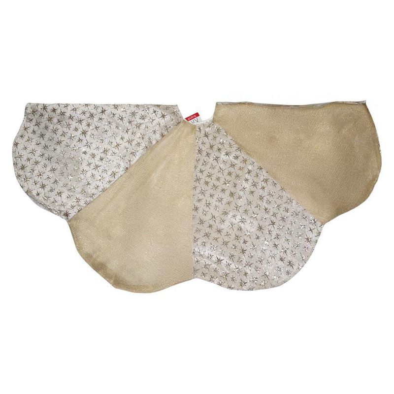 Falda Beige Ivory para Árbol de Navidad