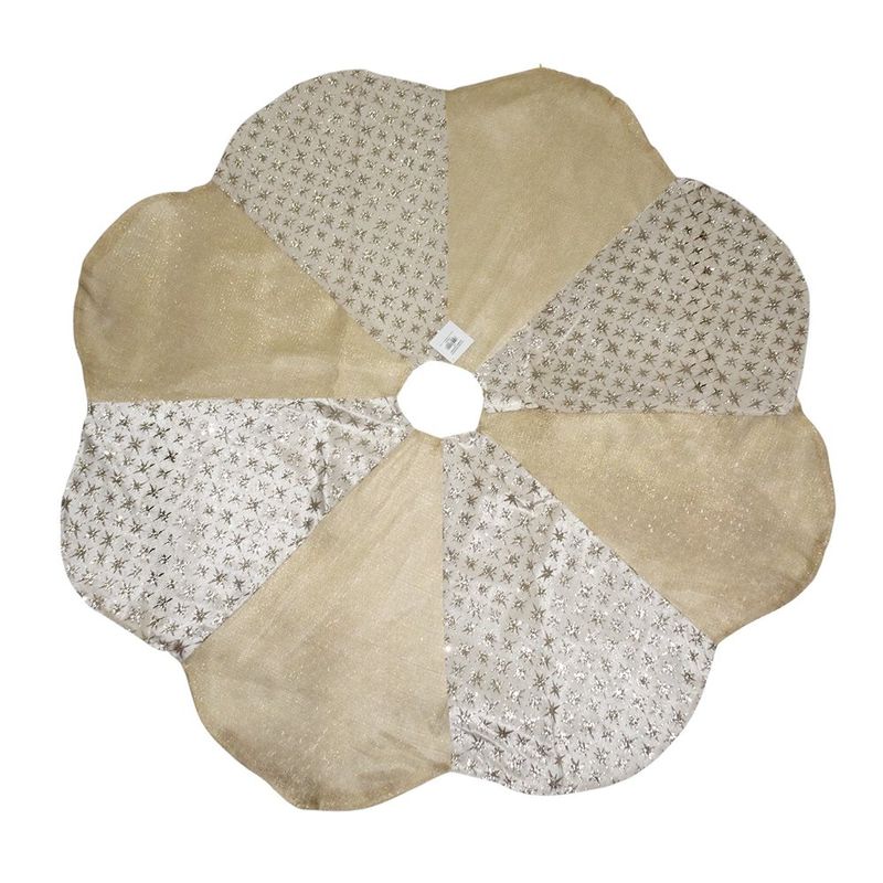 Falda Beige Ivory para Árbol de Navidad