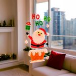 Adhesivos en Gel Navideños con Diseño de Santa