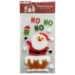 Adhesivos en Gel Navideños con Diseño de Santa