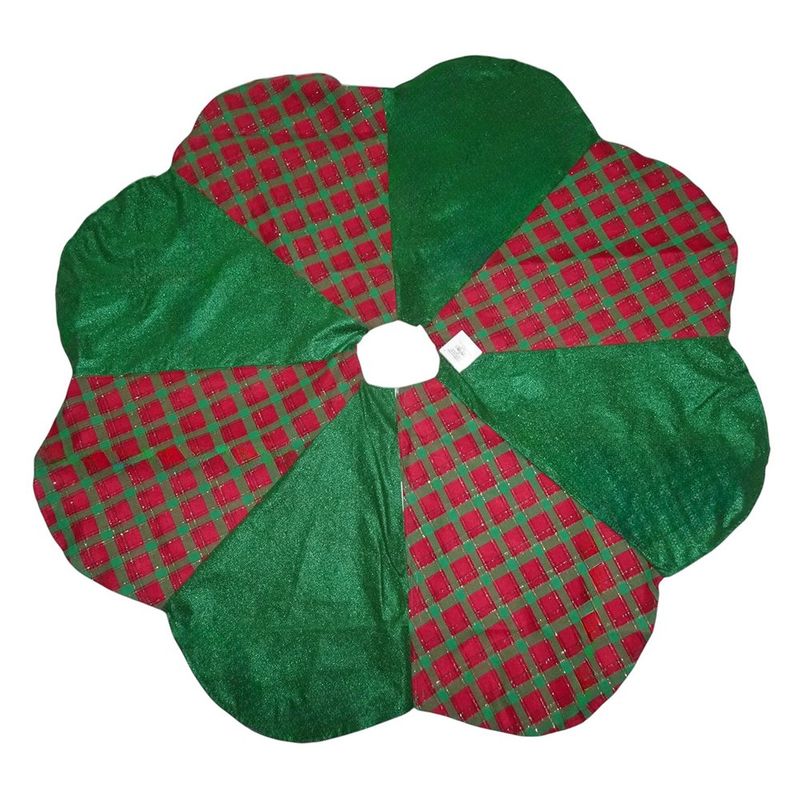 Falda para Árbol de Navidad con Diseño Escoces