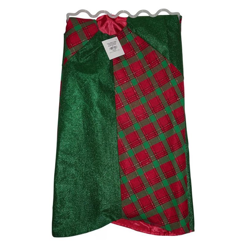 Falda para Árbol de Navidad con Diseño Escoces