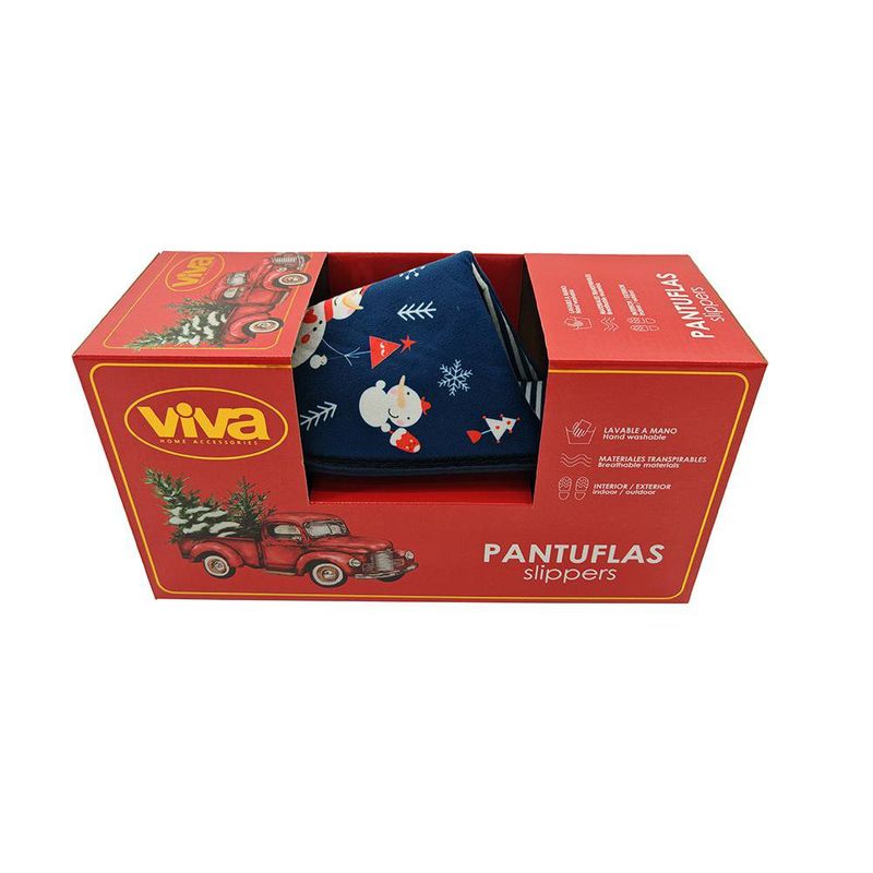 Pantuflas Navideñas Talla 39 Diseños Surtidos