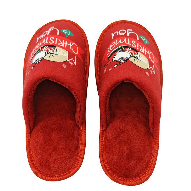 Pantuflas Navideñas Talla 39 Diseños Surtidos