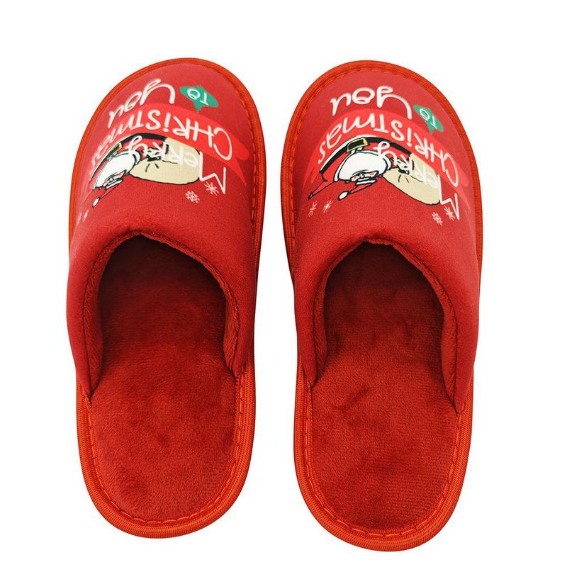 Pantuflas Navideñas Talla 43 Diseños Surtidos