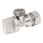 Llave Angular 1/2 X 1/2 Plg Tipo Barrilito Cromo