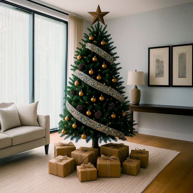 Listón Glitter Dorado