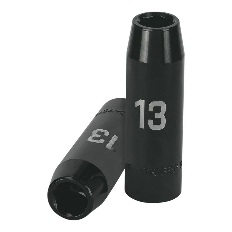 Dado Largo de Impacto 13 Mm 6 Puntas Cuadro 1/2 Plg