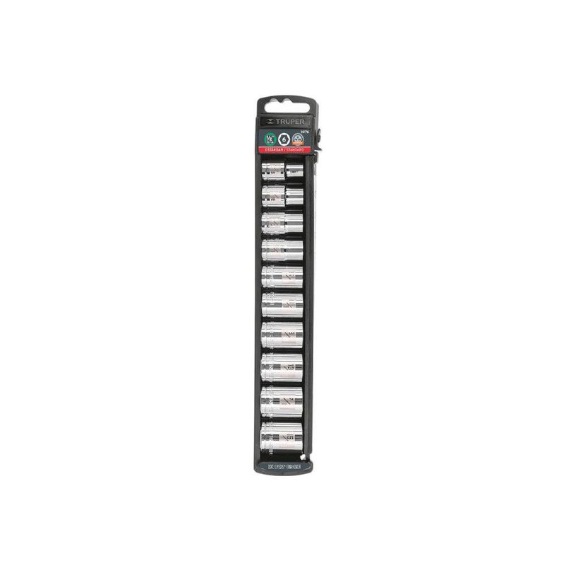 Juego de 10 Dados Cuadro 1/2 Plg Std