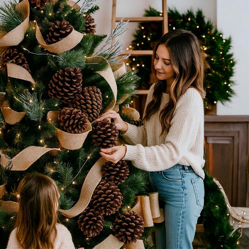 Listón Yute Café Claro 2.5x10 Yd