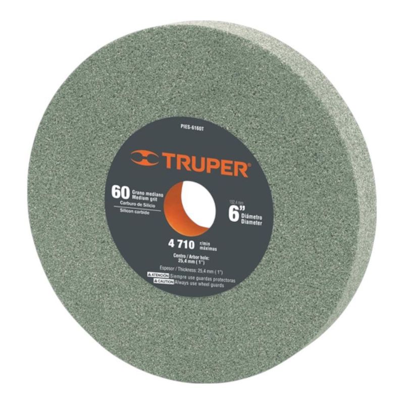 Disco de Desbaste Verde 6 Plg Grano 60 para Esmeril