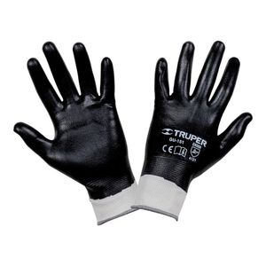 Guantes de Poliéster con Recubrimiento de Nitrilo Talla S