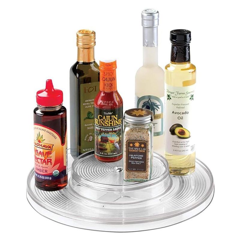 Organizador Giratorio Transparente 28Cm