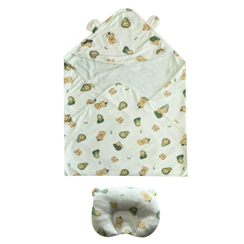 Set Frazada y Soporte Aguacates