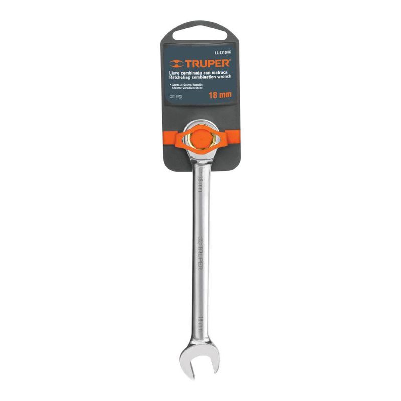 Llave Combinada Matraca 18 Mm