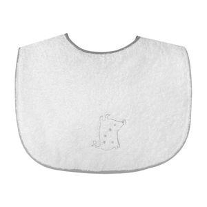 Set Baberos con Toalla Gris 2 Pzas