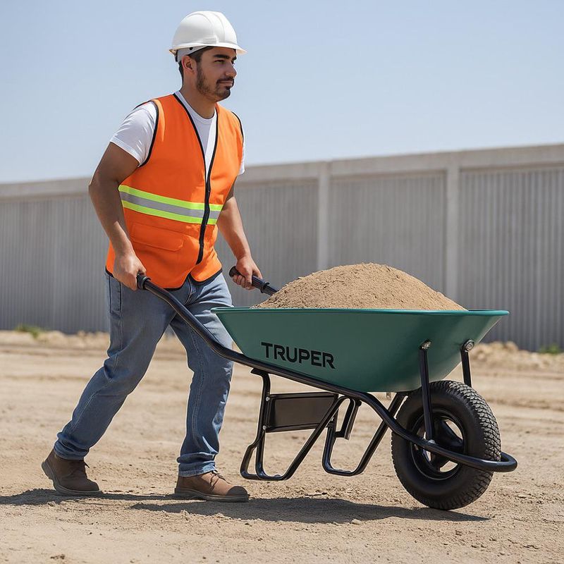 Carretilla 5 Ft3 Neumática Bastidor Tubular