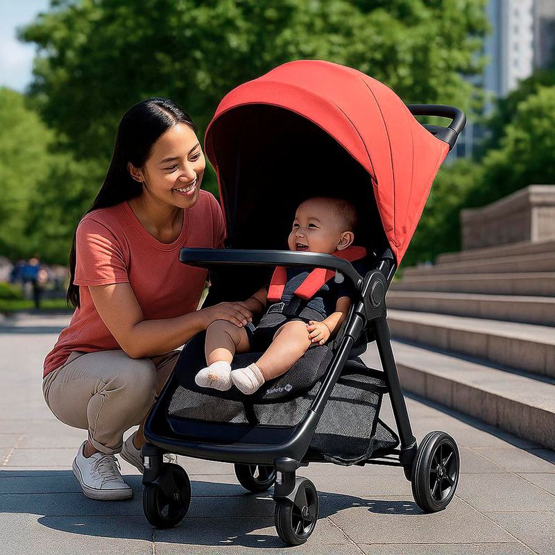 Travel System Smooth Ride Negro Cherry
