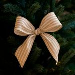 Listón Diseño Líneas Beige