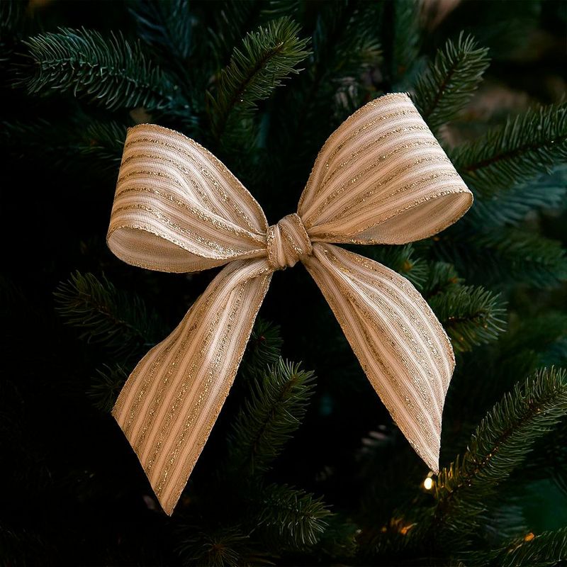 Listón Diseño Líneas Beige