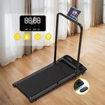 Walkingpad con Barra Ajustable para Caminar en Casa con Pantalla LCD