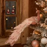 Pavo Real Decorativo Perla Blanco